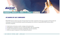 Tablet Screenshot of boosterventures.com